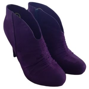 Mark Fisher Y2K Women's Ankle Boots Purple Size 9